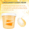 DISAAR BEAUTY Face Neck Body Skin Scrub Cream VC Nicotinamide Removes Dead Cells 300ml1058floz
