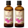 AROMATIKA Burdock Root Oil set 2 x 34 Fl Oz 68 Fl Oz 100 Pure Natural Arctium Lappa for Hair Scalp Carrier Oil for Nails