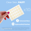 Acne Absorbing Covers Hydrocolloid Acne Care Bandages 240 Count Three Universal Patch Sizes Acne Blemish Treatment for F