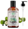 Natural Born Oils Castor Oil 8oz Organic ColdPressed Vitamins Fatty Acids Skin Moisturizer Hair Health Enhancer