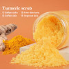 Liyalan Turmeric Body Scrub Moisturizing and Exfoliating Body Face Hand Foot ScrubNourishes SkinDeep Cleansing 78oz