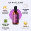 Eve Hansen Retinol Serum for Face 2 2oz Facelift in a Bottle Wrinkle Filler Pore Minimizer Anti Aging Serum Organic Reti