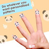 AUSLKA Panda Pimple Patches 120 Patches Hydrocolloid Spot Dots Blemishes Patch Facial Skin Care For Zits Blemishes Break