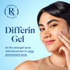 Differin Acne Treatment Gel 30 Day Supply Retinoid Treatment for Face with 01 Adapalene Gentle Skin Care for Acne Prone