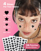 LitBear Acne Patch Pimple Patch Black Star Heart Shaped Acne Absorbing Cover Patch Hydrocolloid Acne Patches For Face Zi