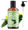 8oz Cucumber Seed Oil 100 Pure and Natural Coldpressed Unrefined Moisturizer for Skin and Hair Includes Pump Flip Cap