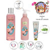 Un Air dAntan Spa Gift Basket for Women 3Piece French Bath Body Gift Set for Women 1 Hand Cream 1 Shower Gel 1 Body Loti