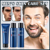 Fusang Mens Facial Skin Care KitHydrating Mens Skincare Gifts SetNourishing Skin Care Kit for MenMens Face Moisturizer W