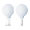 Zo Ayla Facial Cupping Set2 PcsCupping Kit for Massage TherapyImproves Skin AppearancePromotes Blood CirculationSculpts