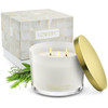 Luxury White Tea Sage Scented Candles Large Soy Candles 3 Wick Aromatherapy Candle Wedding Gift Birthday Gifts for Women