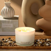 Luxury White Tea Sage Scented Candles Large Soy Candles 3 Wick Aromatherapy Candle Wedding Gift Birthday Gifts for Women