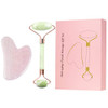 Rockcloud Natural Crystal Jade Roller and Gua Sha Scraping Set Massager Tool for Anti Aging Beauty Neck Body Reduce Wrin
