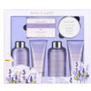 Spa Gifts for Women Lavender Gift Set Body Earth 6 Pcs Bath Gift Sets Self Care Kit Birthday Relaxing Spa Set for Her Mo