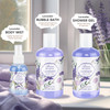 Gift Baskets for Women Lavender Gift Sets for Women Self Care Spa Gift Basket Includes Body Lotion Shower Gel Bubble Bat