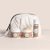 LaLicious Sugar Spice Travel Set Whipped Sugar Scrub Hydrating Body Butter Radiant Body Oil Travel Bag Exfoliate Hydrate