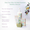 Olive Oil Body Essentials Kit by Garcia de la Cruz Extra Virgin Olive Oil Infused Skin Care Gift Set includes Body Milk