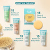 Travel Size Hotel Toiletry Set 75 Count 085 oz Bottles Guest Amenities for Airbnb Vacation Rentals and Short Term Rental