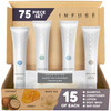Infuse Pure White Tea and Coconut AllInKit Hotel Soaps and Toiletries Bulk Set 1oz Shampoo Conditioner Body Wash Lotion