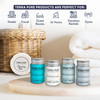 Terra Pure White Tea Coconut Toiletries Set 1Shoppe Amenities Kit 1oz Shampoo Conditioner Body Wash Lotion 125oz Bar Soa