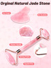 Deciniee Gua Sha Face Roller Tools Jade Roller Facial Tools for Skin Care Facial Massager for Face Eyes Neck Relieve Fin