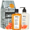 CO Bigelow Grapefruit Apothecary Duo Skin Care Gift Set Body Wash Body Lotion Liquid Soap Moisturizing Lotion Set of 2 1