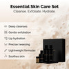 Golden Grooming Co Essential Skincare Set for Men Complete Face Body Care Kit with Face Wash Exfoliating Scrub Body Wash
