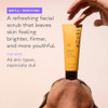 Acure Brightening Facial Scrub Cleansing Gel Combo Pack Exfoliating Face Wash Gentle Daily Facial Cleanser for Radiant S
