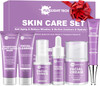 Skin Care Set6 Pcs Antiaging Skincare wKorean RetinolHydrate Moisturize Self Care Facial Skin Care Routine Kit Women Tee
