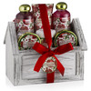 Birthday Gifts from Son Home Spa Gift Basket 8pc Bath Body Set for Women Men Exotic Pomegranate Scent Shower Gel Bubble