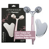 JAPONESQUE SKINTherapy Contouring Facial Tool V Roller for Lymphatic Drainage Facial Massage Relieves Tension and Improv