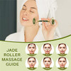 shenghang Emerald Facial Roller Massager AntiWrinkle and Relieve Edema Facial ridged Roller Natural Xiuyan Jade rejuvena