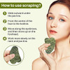 shenghang Emerald Facial Roller Massager AntiWrinkle and Relieve Edema Facial ridged Roller Natural Xiuyan Jade rejuvena