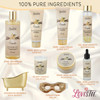 Christmas Gifts Spa Basket for Women Vanilla Bath Body Set Christmas Birthday Gift Includes Shower Gel Body Lotion Hand