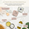 Muscle Relaxing Spa Gift Set for Women Bath Body Care Package with Natural Body Oil Balm Bath Bomb Relaxation Self Care