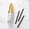 Xtreme Lashes Mini Cleansing Kit Eyelash Extension Compatible Includes 15mL Makeup Removal Facial Cleanser 25 Pack of Ap
