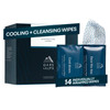 Oars Alps Cooling Face Body Wipes Dual Sided Cleansing Wipes Towelettes for Post Workout ActivitiesCommutes Dermatologis