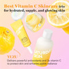 Saturday Skin 3Piece Skin Care Set Yuzu Vitamin C Sleep Mask Yuzu Vitamin C Bright Toner and Eye Cream Overnight Facial