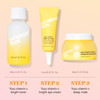 Saturday Skin 3Piece Skin Care Set Yuzu Vitamin C Sleep Mask Yuzu Vitamin C Bright Toner and Eye Cream Overnight Facial