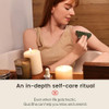 Rena Chris Gua Sha Facial Tool Natural Xiuyan Jade Stone Body Gua Sha with Exquisite Wooden Box Large Guasha Suitable fo