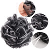 BTYMS 4 Pieces Shower Loofahs Bath Scrunchies 75gpcs Large Bath Sponge Body Loofahs Shower Pouf Mesh Pouf for Bathing