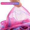 BTYMS 75gpc Bath Loofah Mesh Puffs Large Body Exfoliating Shower Sponges for Men and Women Showering Set of 4
