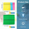 Tatuo 10 Pieces Korean Exfoliating Washcloth Mitt Asian Italy Towel Exfoliating Body Scrubber Double Sided Korean Scrub