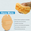 Silicone Body Scrubber Exfoliating Body Scrubber for use in ShowerSilicone Body Brush for Showering and AntiSlippery Han