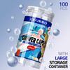 LEOBRO 100PCS Disposable Shower Caps Shower Caps for Women Disposable Clear Plastic Shower Cap Plastic Hair Caps for Hai