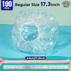 LEOBRO 100PCS Disposable Shower Caps Shower Caps for Women Disposable Clear Plastic Shower Cap Plastic Hair Caps for Hai