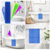 4 Pieces African Net Sponge for Deep Exfoliation African Net Sponge Authentic Exfoliating Washcloth QuickDrying African