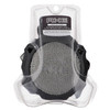 AXE Mens Shower Scrubber Tool 2Sided Detailer Gray Color Mesh Side for Lathering Exfoliator for Smoothing Dry Rough Skin