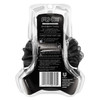 AXE Mens Shower Scrubber Tool 2Sided Detailer Gray Color Mesh Side for Lathering Exfoliator for Smoothing Dry Rough Skin