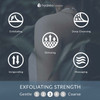 Hydrea London Exfoliating Glove Organic Egyptian Shower Loofah DualSided Face Mitt Exfoliator Body Scrubber for Men Wome
