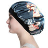 Breathable Head Wrap Silk Satin Night Cap Short Hair Womens Tam Hat Beanie Cap